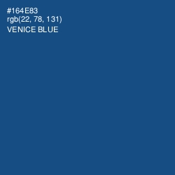 #164E83 - Venice Blue Color Image